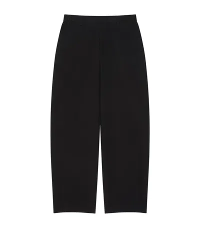 Givenchy Cotton Couture Seam Trousers In Black