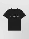 GIVENCHY COTTON CREW NECK OVERSIZED T-SHIRT WITH SIGNATURE PRINT
