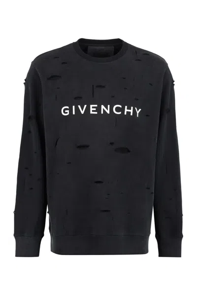 GIVENCHY COTTON CREW-NECK SWEATSHIRT