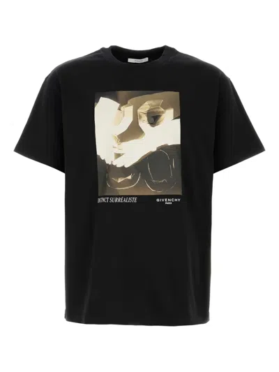 Givenchy Cotton Crew-neck T-shirt In Black