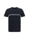 Givenchy T-shirt Con Logo In Black