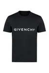 Givenchy Destroyed-effect Logo T-shirt In Black