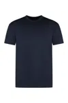 Givenchy Cotton Crew Neck T-shirt In Blue