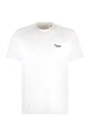 Givenchy Crew Neck T-shirt With Ribbed Neckline In White