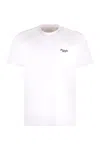 Givenchy Crew Neck T-shirt With Ribbed Neckline In White
