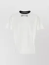 GIVENCHY COTTON CREW NECK T-SHIRT WITH CONTRAST TRIM
