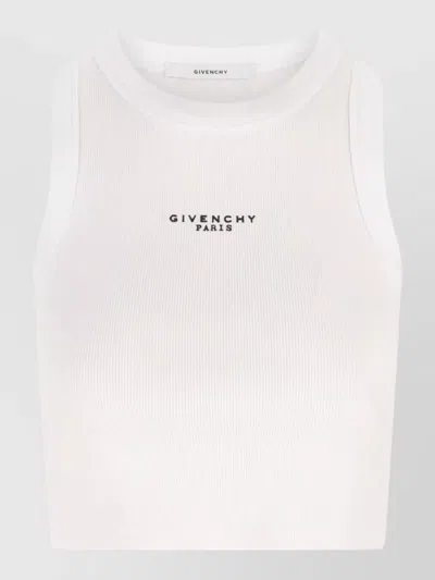 GIVENCHY COTTON CROPPED TANK TOP