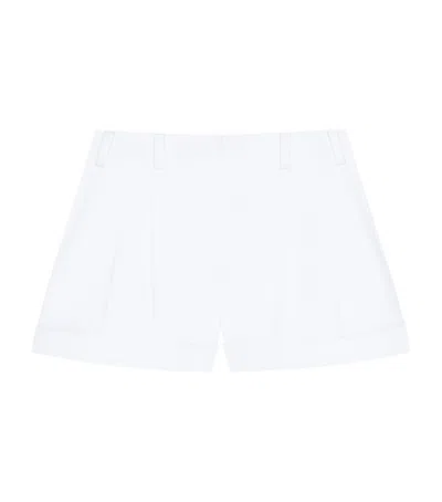 Givenchy Cotton Cuffed Shorts In White