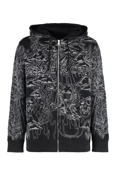 GIVENCHY GIVENCHY COTTON FULL ZIP HOODIE