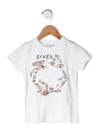 Pre-owned Givenchy Babies' Cotton Graphic Print T Shirt In White