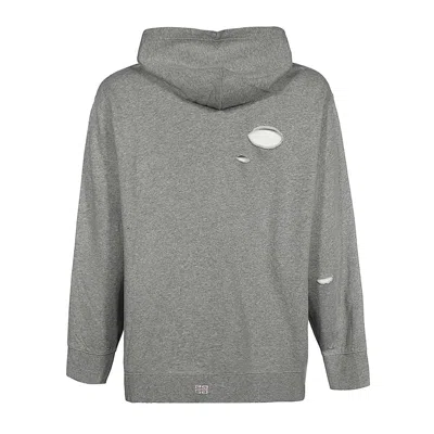 Givenchy Cotton Hoodie In Grey