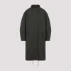 Givenchy Cotton Jacket With Back Slit And Drawstrings In Brown