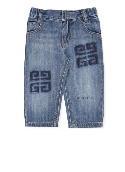 Givenchy Babies' Cotton Jeans In Blue