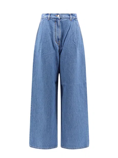 Givenchy Cotton Jeans With Metal 4g Detail In Blue