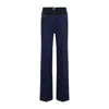 Givenchy High Waist Loose Fit Denim Trousers In Blue