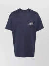 GIVENCHY COTTON JERSEY CREW NECK T-SHIRT WITH CONTRAST PIPING