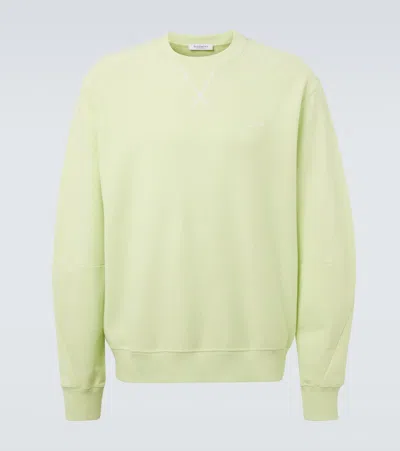 Givenchy Cotton Jersey Sweatshirt In Green