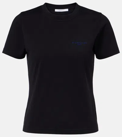Givenchy Cotton Jersey T-shirt In Black