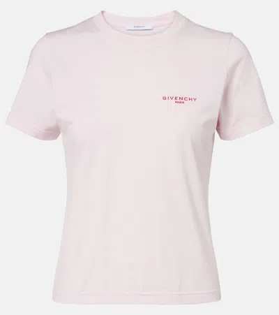Givenchy Cotton Jersey T-shirt In Pink
