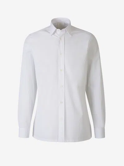 Givenchy Cotton Logo Shirt In White
