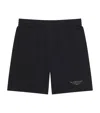 Givenchy Mens Black Relaxed-fit Logo-print Cotton-jersey Shorts Xl In Black