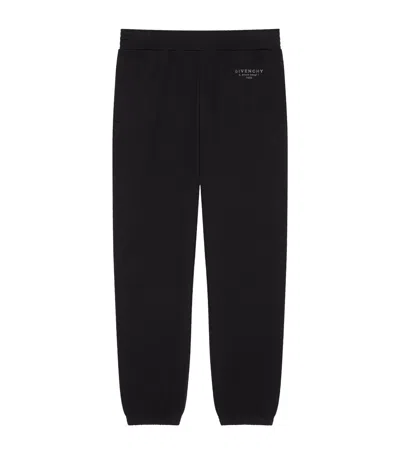 Givenchy Cotton Logo Sweatpants In Black