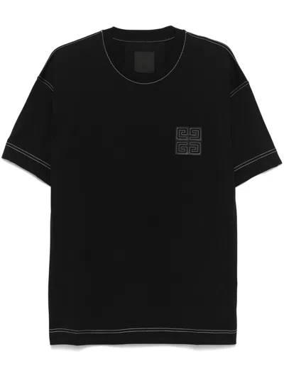 Givenchy Cotton Logo T-shirt In Black