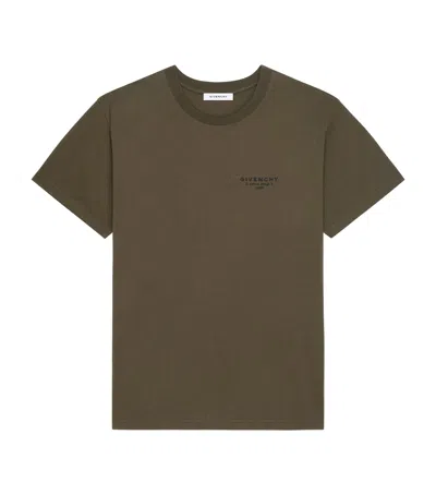 Givenchy Khaki Slim-fit T-shirt