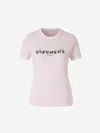 Givenchy Pink T-shirt With Logo Printed On The Front In Cottonr Woman In Light Pink