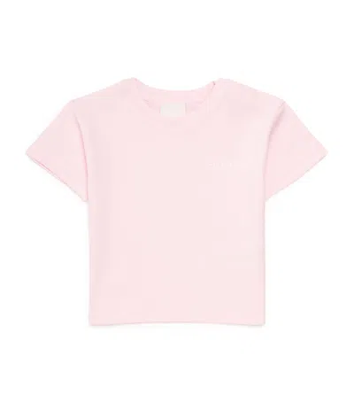 Givenchy Kids' Cotton Logo T-shirt In Pink