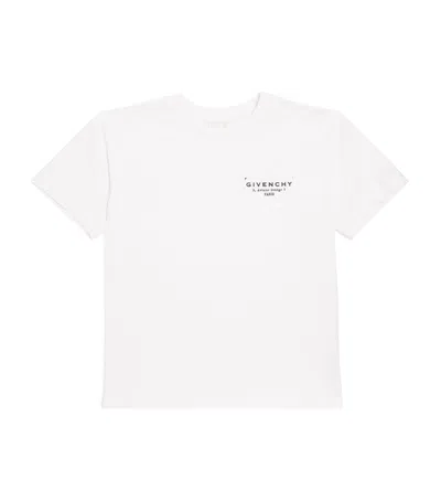Givenchy Kids' Cotton Logo T-shirt In White
