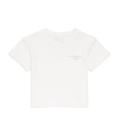 Givenchy Kids' Cotton Logo T-shirt In White