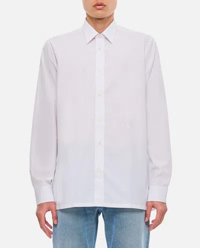 Givenchy Cotton Long Sleeve Shirt In White
