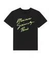 Givenchy Embroidered Logo Crewneck T-shirt In Black