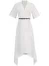 Givenchy Voyou Short-sleeved Dress In White