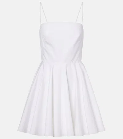Givenchy Poplin Mini Dress With Slit In Multi