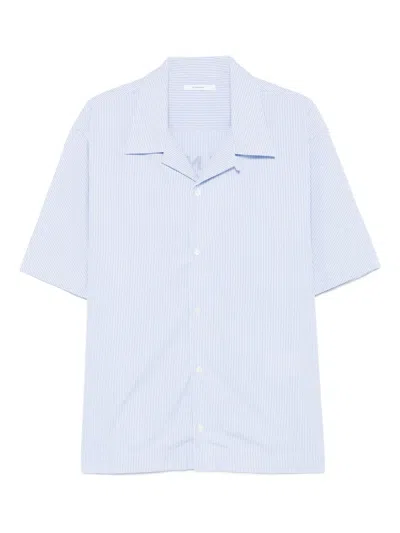 Givenchy Cotton Pinstripe Bowling Shirt In White
