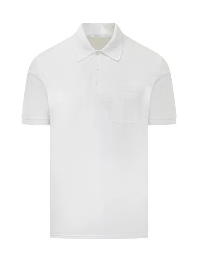 Givenchy Cotton Polo Logo Tonal In White