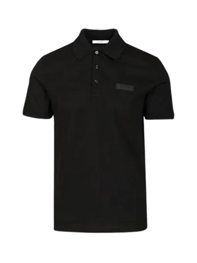 Givenchy Men Polo Shirt With Logo In Black
