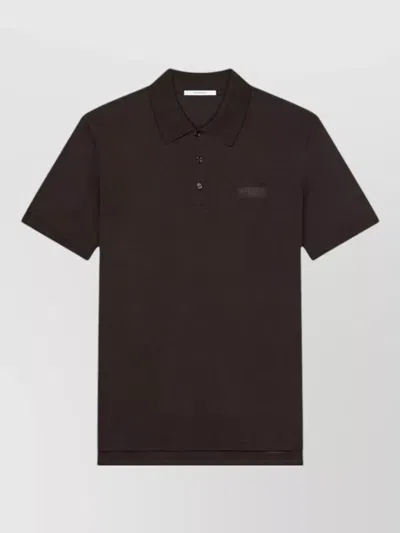 Givenchy Cotton Polo Shirt Logo Front Design In Multi