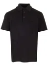 Givenchy Logo-embroidered Cotton Polo Shirt In Nero