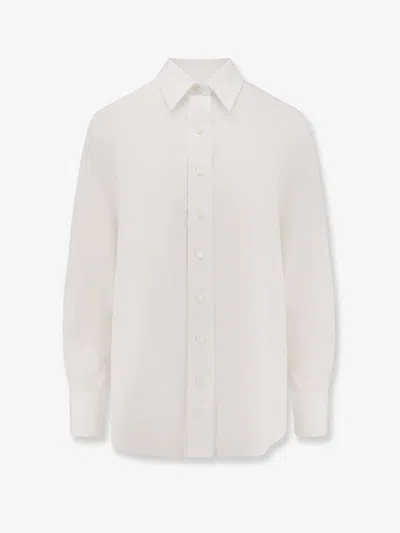 Givenchy Cotton Popeline Shirt In White