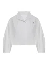 Givenchy Women Cropped Poplin Shirt In White