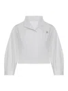 Givenchy Women Cropped Poplin Shirt In White