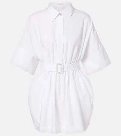 Givenchy Cotton Poplin Shirt Dress In White