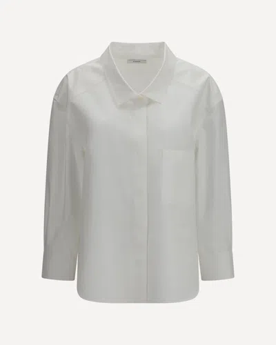 Givenchy Cotton Poplin Shirt In White