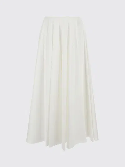 Givenchy Cotton Poplin Skirt In White