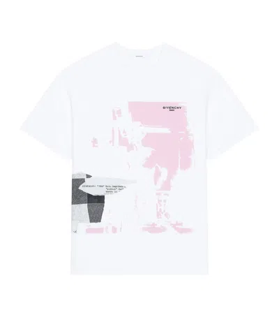 Givenchy Cotton Printed T-shirt In White