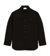 Givenchy Couture Seam Overshirt In Flannel In Brown