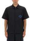 Givenchy Short Sleeves Chest Pockets Shirt In Black